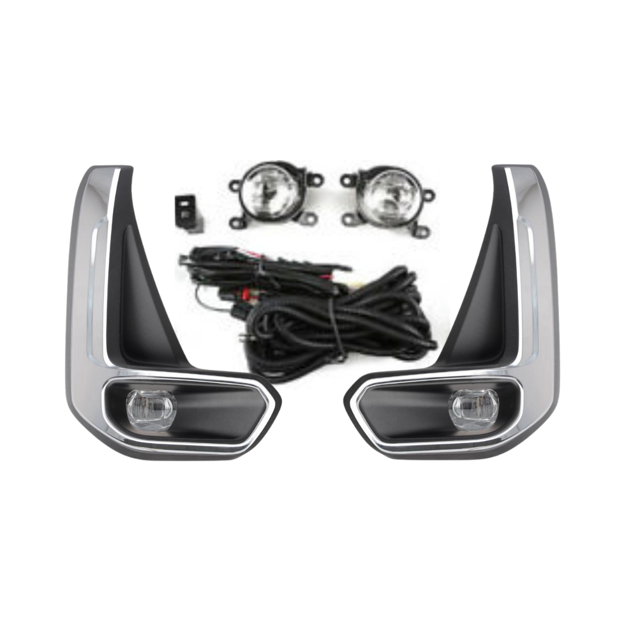 Toyota Hilux Raider 2021 Fog Lamp Kit - Chrome trim