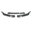 Polo 6 Gloss Black 3 Piece Front Spoiler (2010+)