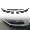 Polo 6 Gloss Black 3 Piece Front Spoiler (2010+)
