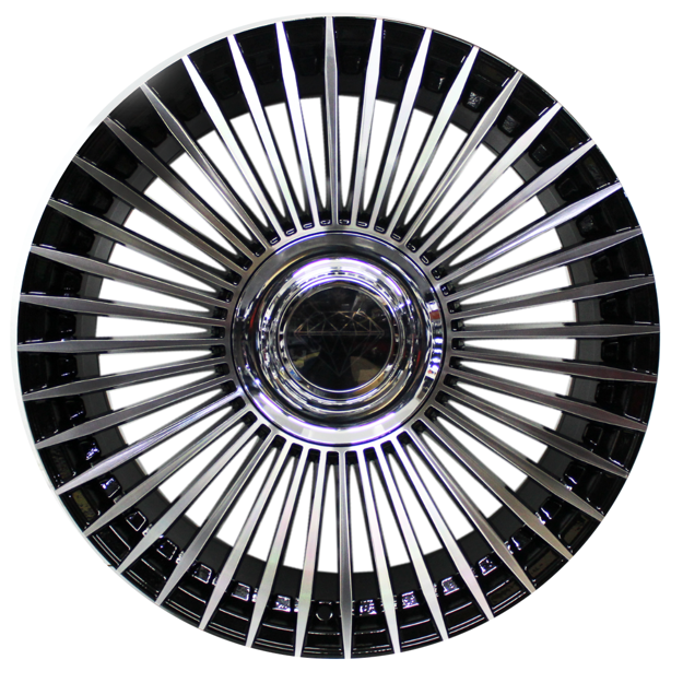 20 inch - Aasta - 5x112 - Black Machine Face