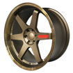 20 inch - Rays Matt Bronze with Polished Lip