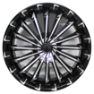 20 inch - Blizzard- 5x114 - Black Machine Face