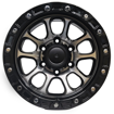 15 inch - Roadkill - 6x139 - MATTE BLACK Machined Face