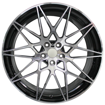 20 inch Airbender - Forged Wheel- 5x112 -N/W  Black Machined Face