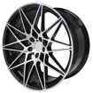 20 inch Airbender - Forged Wheel- 5x112 -N/W  Black Machined Face