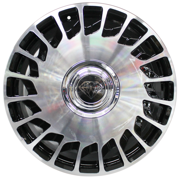 19 inch - Mayback Reps - Forged - 5X112 - N/W - Black Machined Face