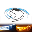 DRL LED Flexi Headlight Strip With Sequential Indicator Function (60cm)
