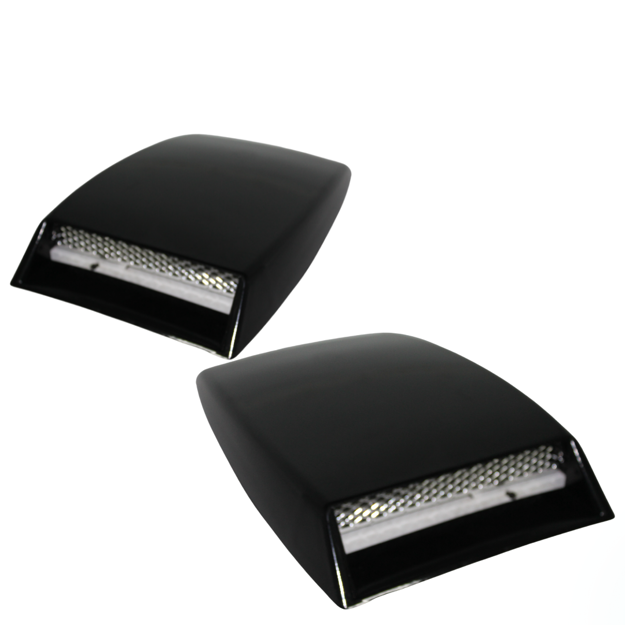 Universal Bonnet Scoop Gloss Black Plastic Small