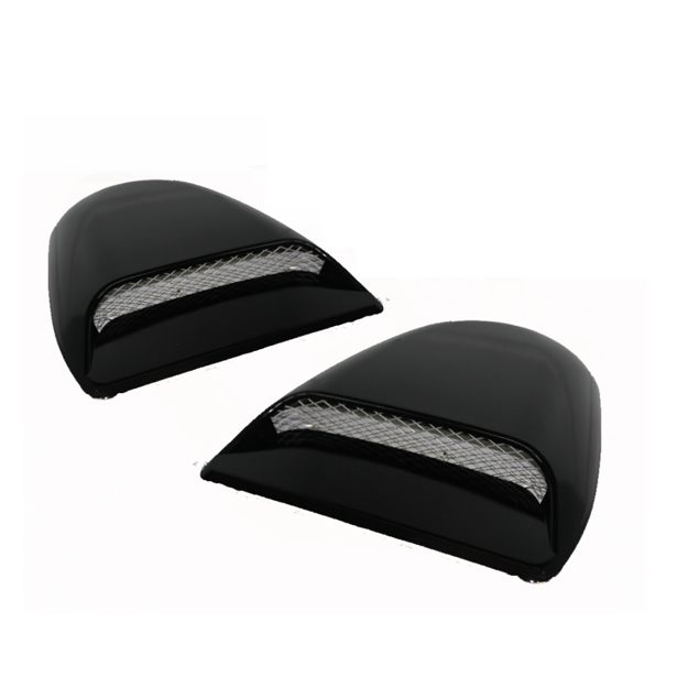 Universal Bonnet Scoop Gloss Black Plastic Large