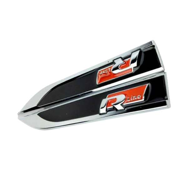 R Line Side Fender Badge (Black)