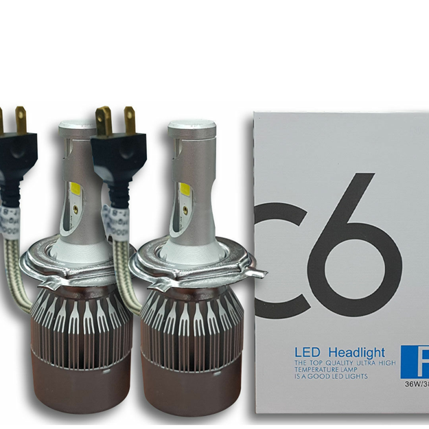 Picture of C6 Super White LED Bulb (H3 / 18-20W)