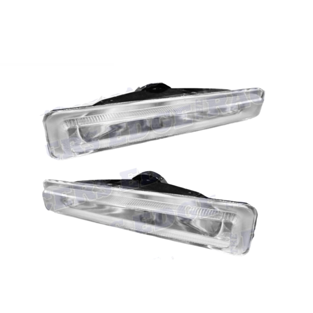 VW Golf 2 Slim Line Fog Lamps - Diamond Look
