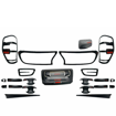 Ford Ranger T7 20pc Trim Kit - Black
