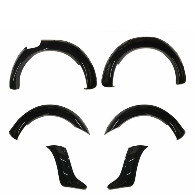 Ford Ranger T7 6pc Gloss Black Wide Arch Kit (9 INCH)