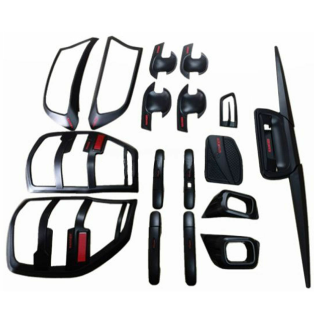 Ford Ranger T8 22pc Black Trim Kit - 2018+