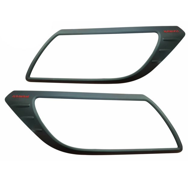 Nissan Navara Black Headlight Trim - 2015+