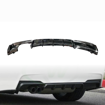 BM F30 Gloss Black MTECH Diffuser (Single Outlet-Double Pipe)