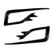 Golf 7.5 Gloss Black Fog Light Canards