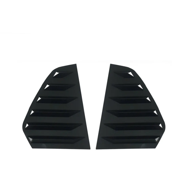 Golf 8 Matt Black Plastic Side Window Louver