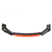 Universal Front Lip - 4 Piece - Gloss Black + Red