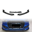 Audi A3 3PC Front Lip (2016-2021) Gloss Black S-line