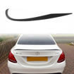 Merc W205 C63s Style Bootspoiler - Gloss Black