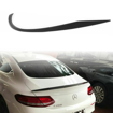 Merc W205 Coupe C63s Style Bootspoiler - Gloss Black