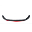 POLO 8 (2018+)  Gloss Black  Front Spoiler with Red center