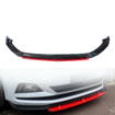 POLO 8 (2018+)  Gloss Black  Front Spoiler with Red center