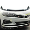 Polo 8 Matt Black 4 Piece Maxton Front Spoiler (2019+)