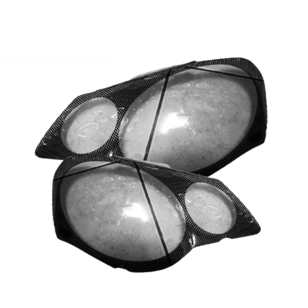 Polo MK3 Headlight Guards - Carbon Fibre Look