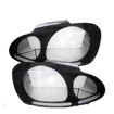 VW Golf 5 Headlight Guards - Carbon Fibre Look