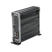 kicker CX Series 400rms Monoblock Amplifier          mono subwoofer amplifier             350 watts RMS x 1 at 4 ohms             600 watts RMS x 1 at 2 ohms         Class D amp technology         variable low-pass filter (32-320 Hz, 12 dB/octave)         variable bass boost (0-12 dB at 45 Hz)         phase switch (0, 180 degrees)         wired remote bass control module included