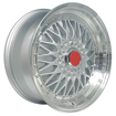 17 inch - BSS - 4X100/108 N/W 3 Step Lip Silver- 4X100/108 N/W
