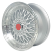 17 inch - BSS - 4X100/108 N/W 3 Step Lip Silver- 4X100/108 N/W