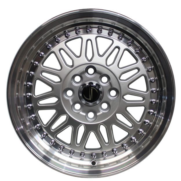 15 inch - Furious - 4x100/114 - Silver Machine Lip