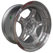 15 inch - Apex - 4X100/114 - Silver Polished Lip