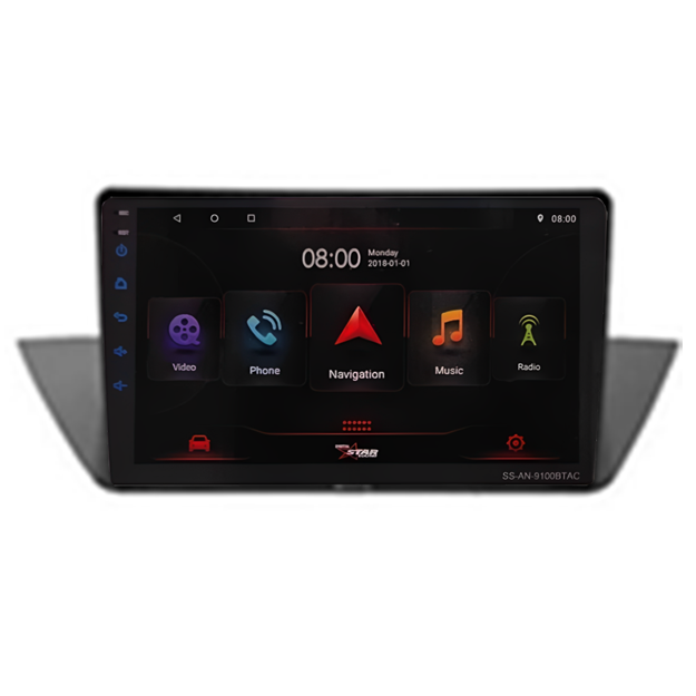 Starsound SS-AN-9100BTAC 9 inch Android Media Unit with CarPlay 