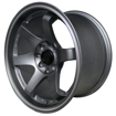 15 inch - TE37- 4X100/114 - Matt GunMetal Machine Lip