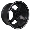 15 inch - TE37 - 4X100/114 - Black Machine Lip