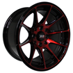 14 inch - XXX - Black Machine Face+Red -
