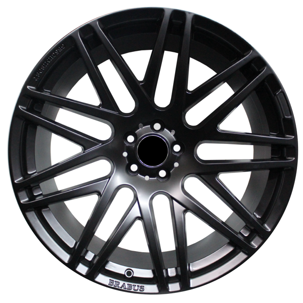 22 inch - Dapper - 5x112 - Matt Black