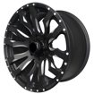 20 inch - GHOSTRIDER - 6x135/139 - MATT Black + MIlling 10J