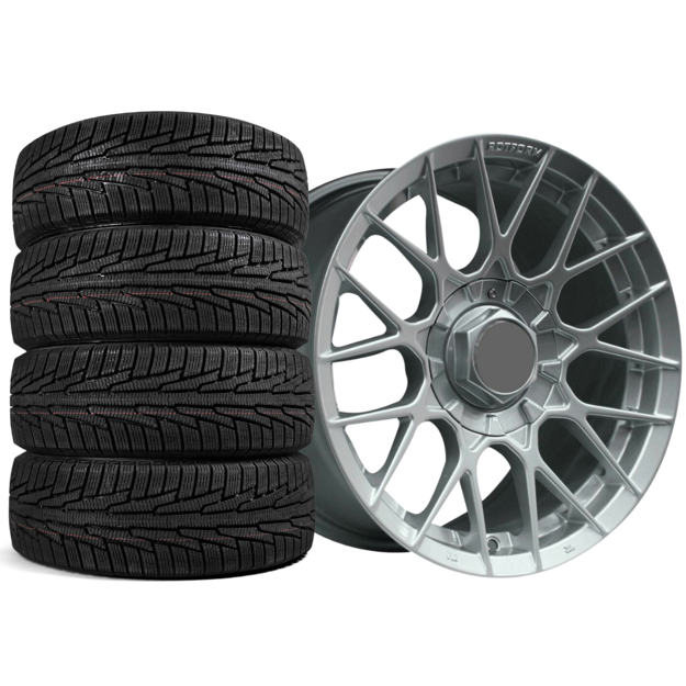  15 inch - Deprive - 4X100/114 - Silver Combo Deal