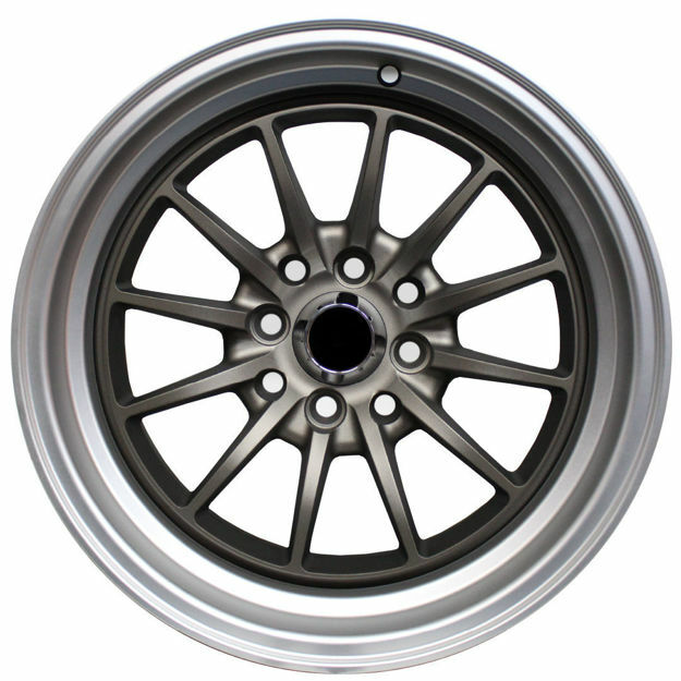 15 inch - Radial - 4X100/114 - Matt Bronze Machined Lip