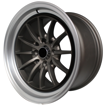 15 inch - Radial - 4X100/114 - Matt Bronze Machined Lip