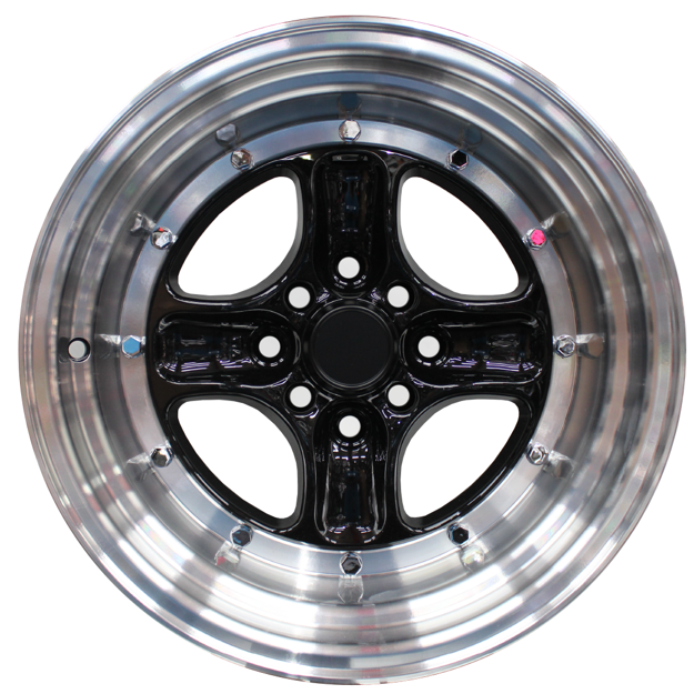 15 inch - Bling - Black Machine Lip 