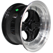 15 inch - Bling - Black Machine Lip 