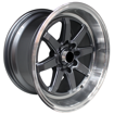 15 inch - Eleanor  - 4x100/114 - Grey Machined Lip