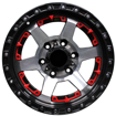 16 inch  - Lego - 6x139 - Black Machined Face